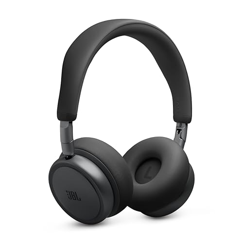 JBL Live 680NC - Noise Cancelling Headphones - Black | JBL Signature Sound with Hi-Res Audio wired and wireless, True Adaptive Noise Cancelling 20, real time calibration - color: Black