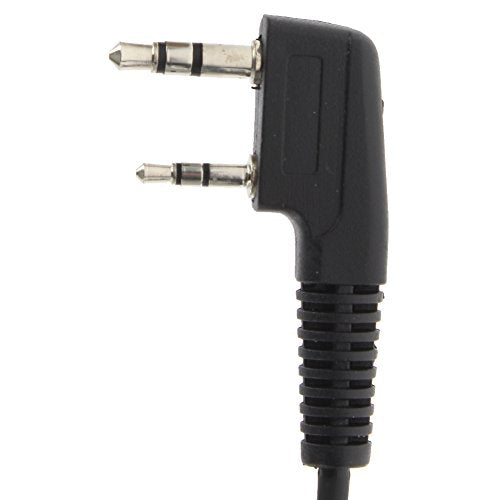 10pack G Shape Earpiece Headset for 2 PIN Kenwood Baofeng Puxing Quansheng Weierwei Wouxun Two-Way Radio Walkie Talkie