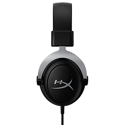 HyperX CloudX, Official Xbox Licensed Gaming Headset, Compatible with Xbox One and Series X|S, Memory Foam Ear Cushions, Detachable Noise-Cancelling Mic, in-line Audio Controls,Black/ Silver - size: Wired