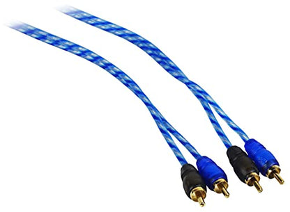 Rockville RWK81 8 Gauge Complete Car Amp Wiring Kit - 100% Copper RCA, High-Conductivity Cables, All Accessories Included, Ideal for DIY Audio Installs | 17ft 100% Copper RCA Cable, 17ft Power, Speaker and Remote Wire, 3ft Ground Wire, 60A AGU Fuse and Ho