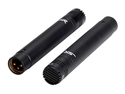Monoprice Stage Right Series Small Pencil Condenser Microphones (625907), Black