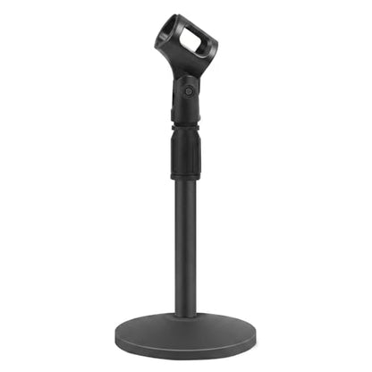 Desktop Microphone Stand, Upgraded Adjustable Table Mic Stand with Non-Slip Metal Base for Blue Yeti Snowball Spark & Other Microphone