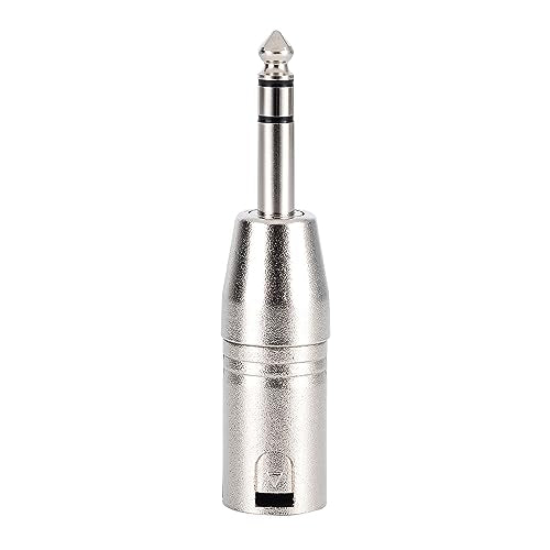 LanSenSu 4-Pack XLR Male to 1/4" TRS Adapter, Balanced Female XLR to Quarter Inch 6.35mm Male Adapters - style: XLR Male to 1/4" TRS Adapter