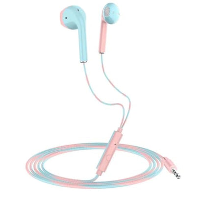 Wired 3.5mm Bass Earbuds, Stereo Earphones with Mic for Music Gaming | Wired Earbuds - 3.5mm Bass Stereo Earphones with Microphone for Music Sport & Gaming, Deep Bass In-Ear