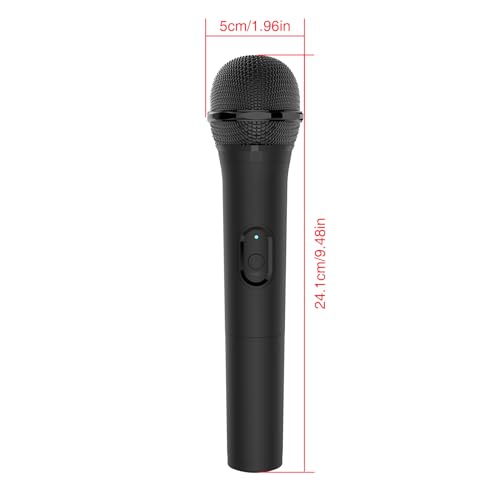 USB Wireless Microphones UHF Metal Handheld Dynamic Mic with USB Receiver for PC Computer, Laptop,Gaming, Singing Practice, Compatible with Xbox Series X/S, PS5, Switch OLED, NS Switch, Wii
