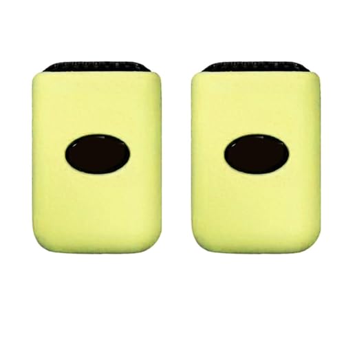 Mic 2 Transmitter 2 Pcs Silicone Case for DJI Mic 2 Transmitter Wireless Microphone Shockproof Scratch-proof Anti-collision Protector Flexible Cover Accessories(Yellow) - color: Yellow