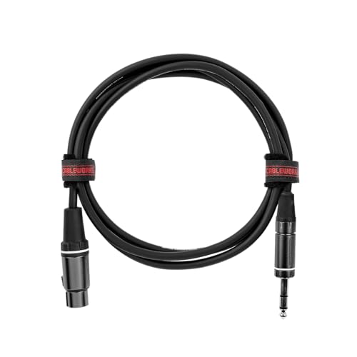 By Gator Cases Composer Series Deluxe 5 Foot XLR Female to TRS Cable, (GCWC-XLR-05FTRS) - size: 5 Feet, style: TRS/XLR Female