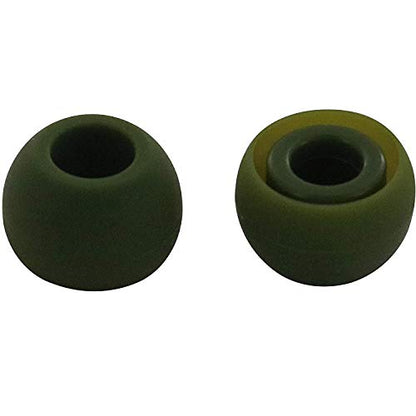 Replacement Silicone Earbuds Ear Tips Eargels Buds Set Compatible with Beats Powerbeats 3 Powerbeats 2 Wireless in-Ear Earphones (4 Pairs/Turf Green) - color: Turf Green