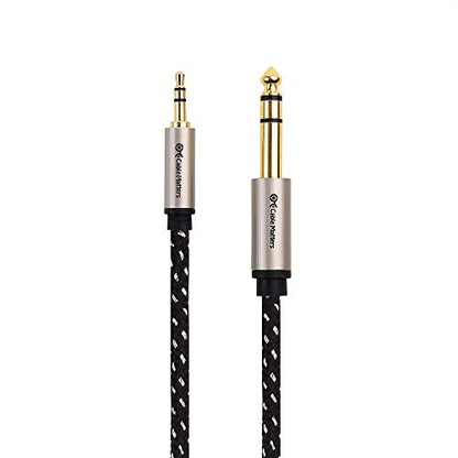 Cable Matters Braided 3.5mm to 1/4 Inch Audio Cable, 6ft - size: 6 Feet