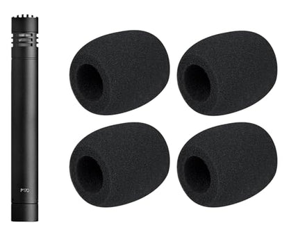 SOULWIT 4Pcs Pop Filter for AKG P170 Pencil Condenser - Black