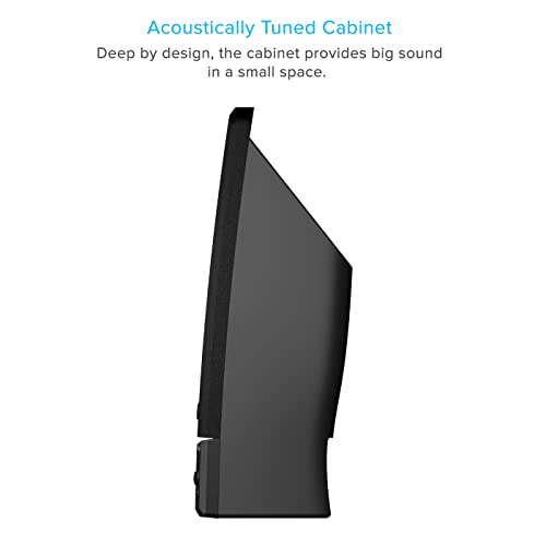 Cyber Acoustics CA-2014USB 2.0 USB Speakers with Dual-Port Compatibility | Great for PC, Mac and Chromebook, Volume and Mute Control, Headphone Jack