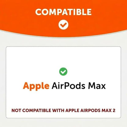 WC SweatZ Max - Patented Silicone Sweat Covers for AirPods Max 1 | Made by Wicked Cushions | (Does Not Fit AirPods Max 2). Sweatproof, Full Earpad Protection | Black Floral - color: Black Floral
