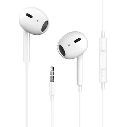 Wired iPhone Earbuds/Headphones/Earphones with 3.5mm for iPhone,iPad | [MFi Certified] with Mic, Volume Control Compatible with iPhone,iPad,iPod,Computer,MP3/4,Android Most 3.5mm Audio Devices