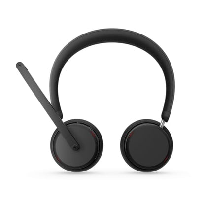 Lenovo Dual Mode Wireless ANC Headset 6550 with USB-C Receiver Microsoft Teams Certified, Hybrid Active Noise Cancellation, Bluetooth Dual Connectivity, Long Battery Life, Black - color: Black, size: Headset 6550 w/USB-C Receiver