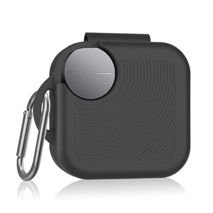 for CMF Buds 2 Plus/CMF Buds 2 / CMF Buds Pro 2 Case Cover, Soft Silicone Protective Earbuds Case, Headphones Case with Carabiner Accessories Set(Black) - color: Black
