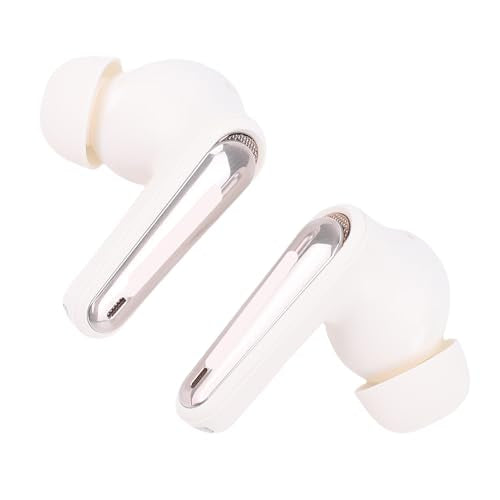 Yunseity Wireless Gaming Earbuds, 2.4GHz Bluetooth Dual Mode Earbuds with Low Latency ENC Mic, USB C Dongle for Phone Tablet Laptop (White) - color: White