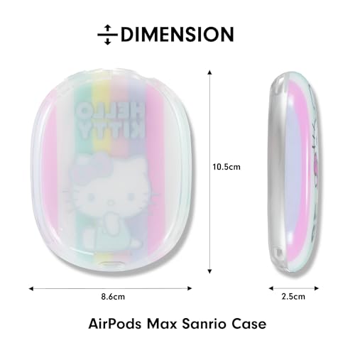 Sonix x Sanrio Protective Case for AirPods Max 2 & 1 | Headphones Cover | Hello Kitty Grid - color: Hello Kitty Grid