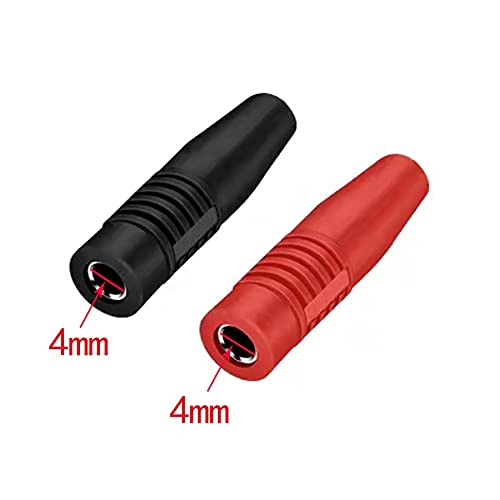 WJSTN-012 3-in Spade Plug to Two Dual 4mm Banana Plug Audio Cable adapters ，45 Degree Type Y Plug Speaker distributors 4-Pack