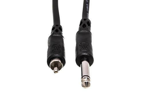 Hosa CPR-105 Interconnect Cable - 1/4-inch TS Male to RCA Male - 5 foot - style: CPR-105 5 ft