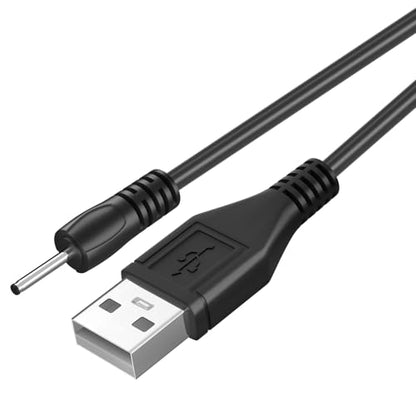PChero USB to DC 2.0mm Charger Charging Cable for Mini S530 Smallest Invisible Wireless Bluetooth Earbuds Earphones Headphones Headset and Bluetooth Shower Speaker | for Mini S530 Smallest Invisible Wireless Bluetooth Earbuds Earphones Headphones Headset