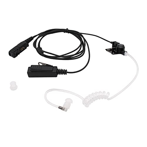 Acoustic Tube Earpiece Compatible for Motorola XPR3300e XPR3500e XPR3300 XPR3500 XPR3000 XPR3000e DP2400 DP2600 DEP550 MTP3250 XIR P6600 XiR P6620 Radio Headset PTT Mic (1 Pack)