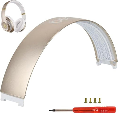 by Dre Studio 2 Headband Replacement Parts as Same as The OEM Arch Band B0501 Accessories Compatible with Beats by Dr. Dre Studio2 Wired/Wireless (Model B0500/B0501) Headphones (Gold) - color: Gold