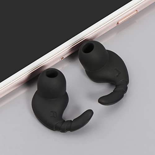 Earbuds Replacement Tips Soft Silicone Earbud Locks Sport Grips Earphones Stabilizer Fins Wings Tips for in-Ear Earbuds Eartips Replacement