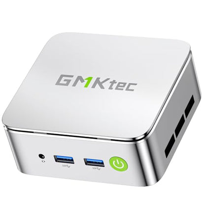 GMKtec Mini PC Computer, G10 Ryzen 5 3500U (Beats N150/4300U/3200U), 16GB RAM 512GB SSD 2.5GbE NIC LAN Desktop Office Home Business HTPC, Triple 4K Display, WiFi, BT, USB-C, DP, Type-C PD, HDMI 2.1 - size: R5 3500U 16GB DDR4+512GB