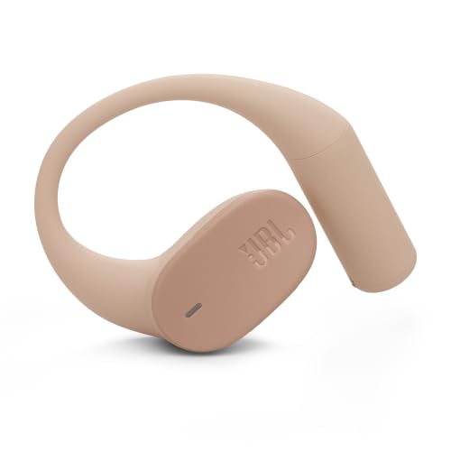 JBL Sense Lite Open Ear Earbuds, True Wireless, Ear Hook Fit - Beige | Water Resistant Sports And Workout Headphones, Up To 8 Hrs Playtime, Clear Calls With Noise Reduction - color: Beige