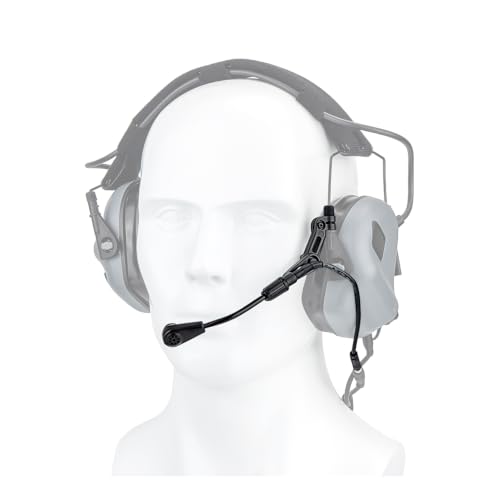 EARMOR S10 Noise Canceling Boom Microphone for M31 Plus Tactical Headset | Need to buy an extra Earmor S27-Y Cable for use with the M31 Plus Headset