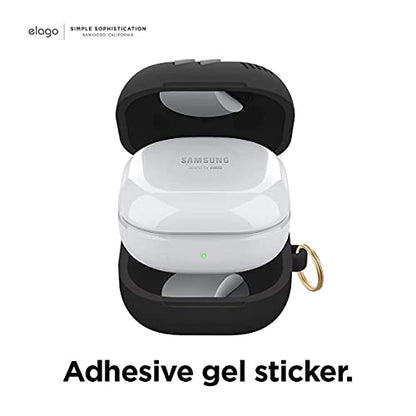 elago GB5 Case for Galaxy Buds FE, 2 Pro, 2, Pro, Live - color: Black