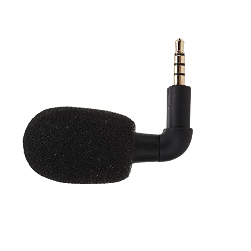 Zopsc Mini Directional 3.5mm Jack Microphone 360° Surround Sound, Portable Audio Mic for Smartphone, Video Recording, Voice Chat, Plug & Play