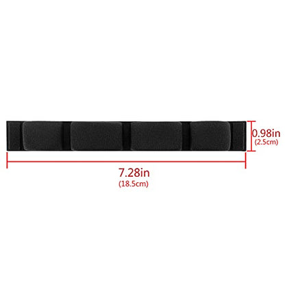 Geekria Mesh Fabric Headband Pad Compatible with Sennheiser HD600, HD580, HD650, HD660S Headphones, Replacement Band, Headset Head Top Cushion Cover Repair Part (Black)