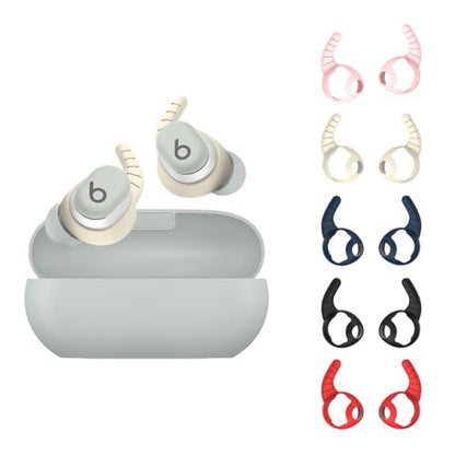 Ear Hooks for Beats Solo Buds, 5 Pairs Ear Hook Compatiable with Beats Solo Bud 2024 Silicone Accessories Anti-Slip Ear Covers Holder [Not Fit in The Charging Case](Multicolor)