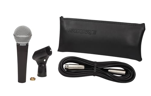 Shure SM58 Pro Dynamic Vocal Microphone with 25-ft XLR Cable