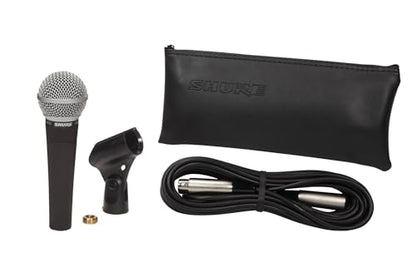 Shure SM58 Pro Dynamic Vocal Microphone with 25-ft XLR Cable