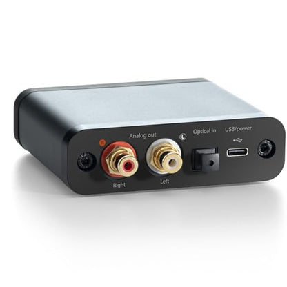 Audioengine D1 Desktop USB DAC and Headphone Amplifier, 32-Bit | Amp for PC, Mac, Gaming and Music - size: Desktop