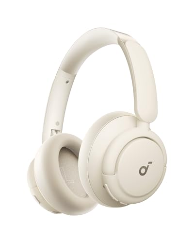 Soundcore by Anker Q30 Hybrid Active Noise Cancelling Headphones, White - color: Beige