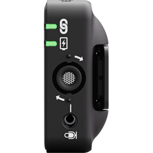 RØDE Wireless ME Dual Set Ultra-Compact Wireless Microphone System with Built-in Microphones, GainAssist Technology and 100m Range for Filmmaking, Interviews and Content Creation (Black) - style: WIME Dual