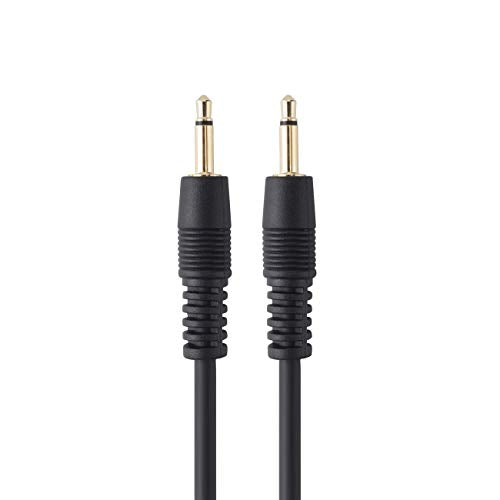 TENINYU 3.5mm Mono Cable - 12V Trigger, IR Infrared Sensor Receiver Extension Extender, 3.5mm 1/8" TS Monaural Mini Mono Audio Plug Jack Connector Male to Male Cable (6FT) - size: 6FT