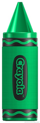 Crayola Kids Crayon Speakers Bluetooth, Portable Bluetooth Speakers | 20W Peak Power HD Sound, Mini Bluetooth Speaker Wireless with TWS Pairing BT 5.3, FM Radio Home/Party/Outdoor/Travel - color: Green