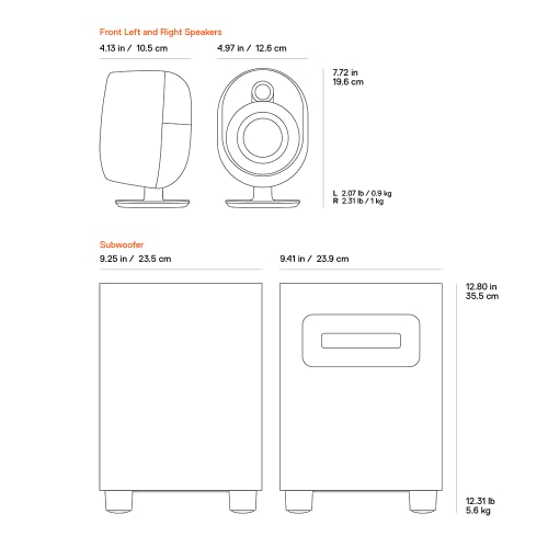 SteelSeries Arena 7 RGB Illuminated 2.1 Gaming Speakers with Powerful Bass, Subwoofer, and Bluetooth - For PC, PlayStation, Mobile - style: Arena 7
