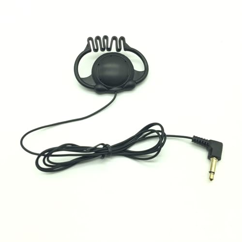 D-Shape Ear Hook Wired Earphone | Adjustable, 3.5mm
