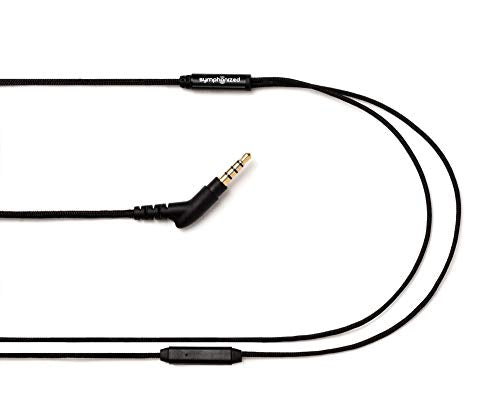 Symphonized Premium Wooden Earphones Wired (3.5mm Jack) Deep Bass Sound, 3D Sound, Microphone Volume Control, 90% Noise Cancelling Earphones for Android