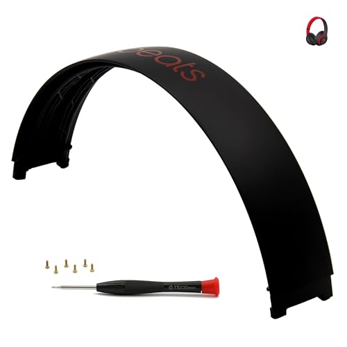 Studio 3 Headband Replacement - Durable & Comfortable Cushion, Compatible with Studio 3 Wireless(A1914) & Studio 2 Wired/Wireless (B0500/B0501) Headphones (Studio 3-Defiant BlackRed) - color: Studio 3-Defiant BlackRed