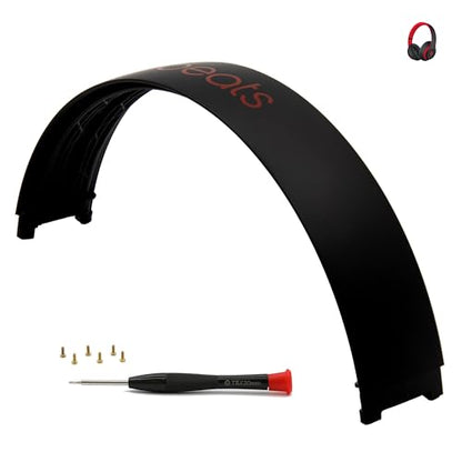 Studio 3 Headband Replacement - Durable & Comfortable Cushion, Compatible with Studio 3 Wireless(A1914) & Studio 2 Wired/Wireless (B0500/B0501) Headphones (Studio 3-Defiant BlackRed) - color: Studio 3-Defiant BlackRed