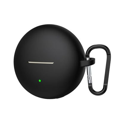 Thin Soft Silicone Protective Cover for Clip2 Wireless Ear Buds Case Antislip Grip - color: Black