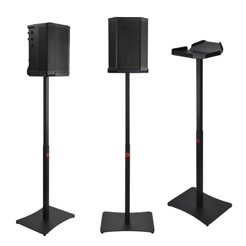 Speaker Stand for Bose S1 Pro Plus / S1 Pro+, Height Adjustable 25" - 39" Carbon Steel Floor Stand Bracket Base Mount Tripod for Bose S1 Pro Portable Bluetooth Speaker Wireless PA System