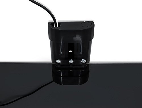 Mount-It! Floating Wall Shelf for AV Receiver & Game Consoles | Adjustable-height bracket stand holds cable box, PS4, Xbox One & Blu-ray player, single shelf.