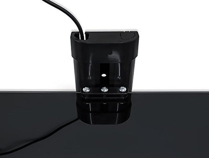 Mount-It! Floating Wall Shelf for AV Receiver & Game Consoles | Adjustable-height bracket stand holds cable box, PS4, Xbox One & Blu-ray player, single shelf.